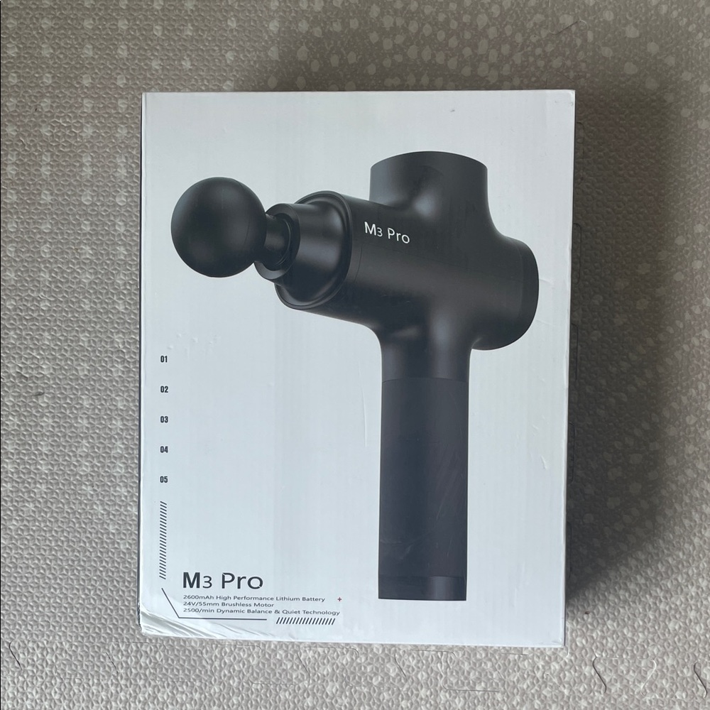 M3 Pro Black Massage Gun